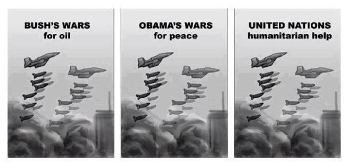Bush-Obama-NATO-ONU-humanitarians-wars