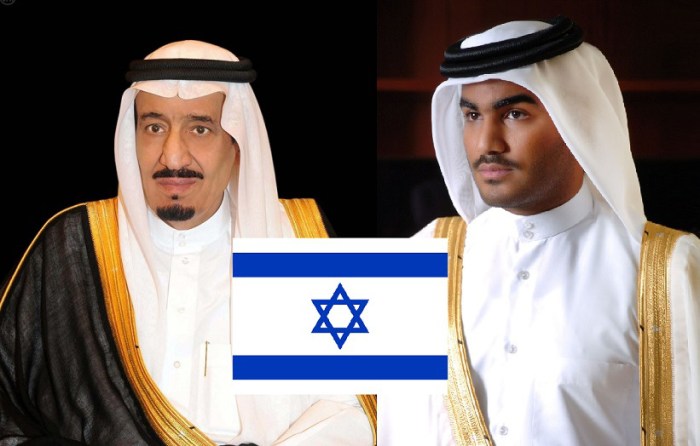 King Salman &amp; Sh. Thani Jewish Puppets