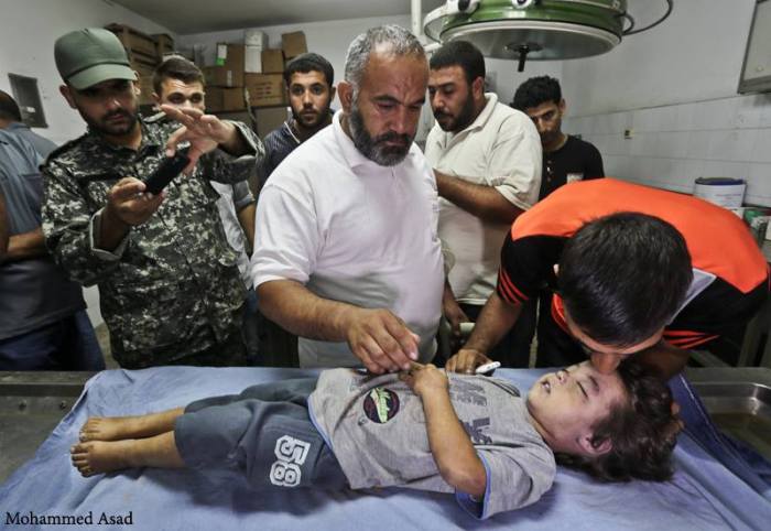 3 year old Rafah, killed by recent Israeli airstrikes on Gaza. 