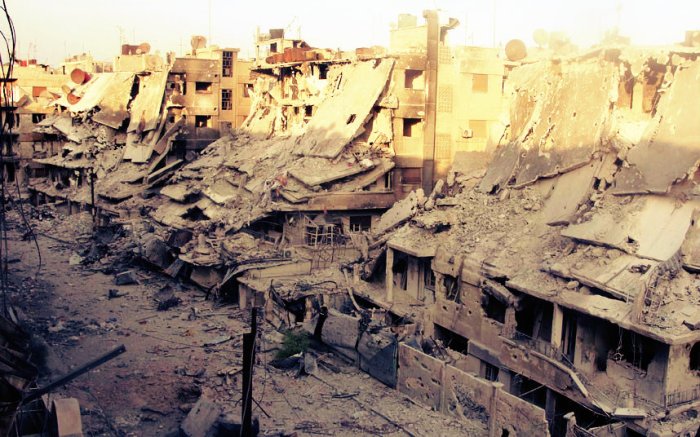 Homs destruction