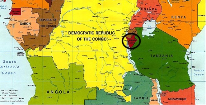 Burundi-Map