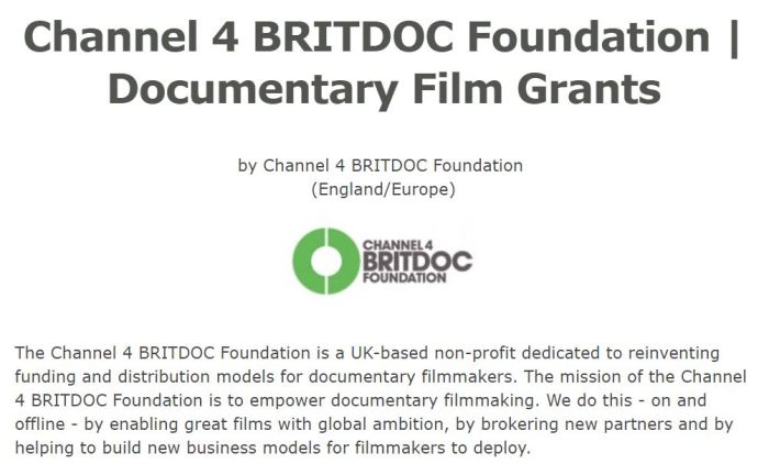 Channel 4 Britdoc 2